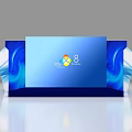 Modern Display Stand For Windows 8 Release Preview With Blue Background