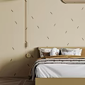 Modern Kids Room Interior With Bed Wall Decor And Chair