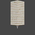 Fresh Hot Dog Street Food Cart With Striped Awning And Condiments