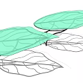 Two Light Green Leaf Shaped Canopies With Outdoor Support Structure And Shade Design
