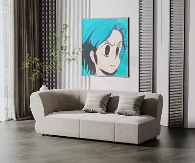 Modern Multiplayer Sofa Chaise Chaise 3d model