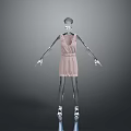 Stylish Pink Sleeveless Women Dress with Casual Design and Comfort Fit