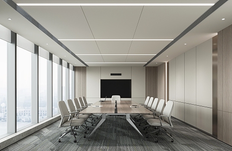 Modern Conference Room 3d model