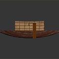 Small Boat Small Wooden Boat Fishing Boat Wooden Boat 3d model