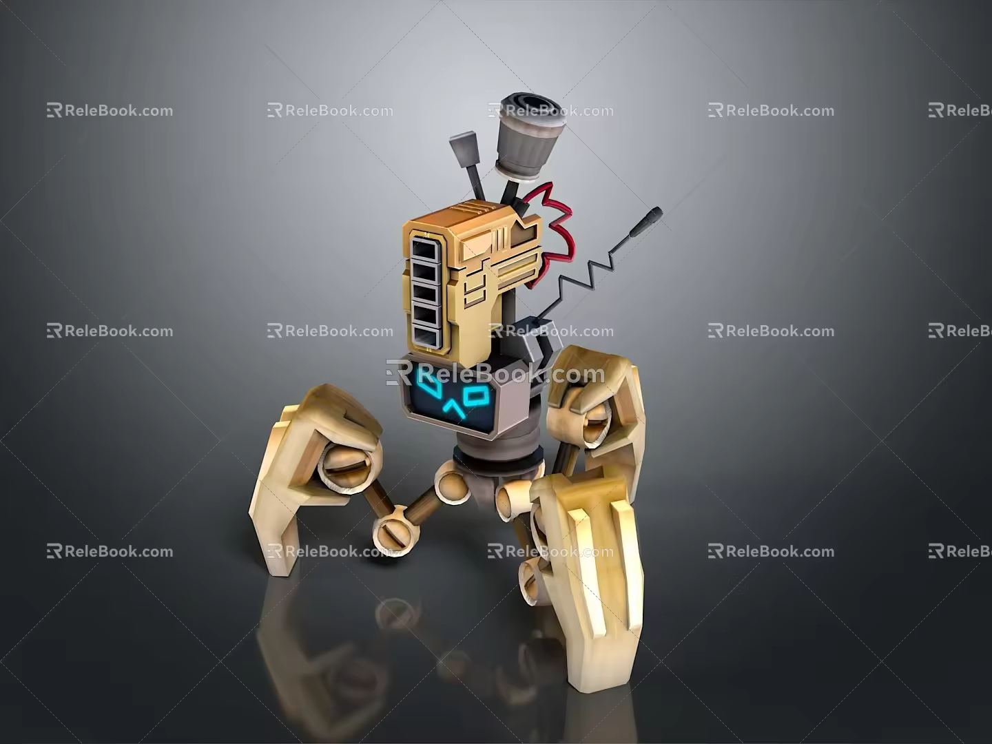 Mech tank mech insect mech spider crab machine crab mechanical crab mech crab 3d model