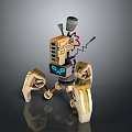 Mech tank mech insect mech spider crab machine crab mechanical crab mech crab 3d model