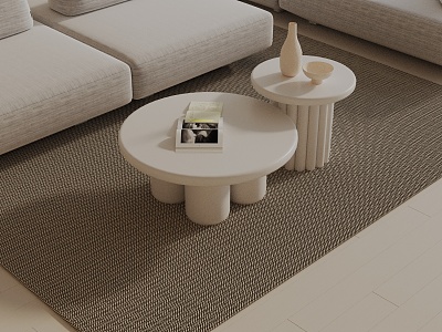 Modern coffee table model