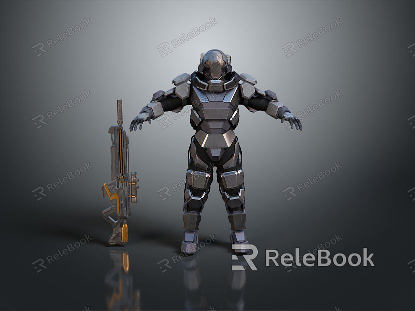 Sci-Fi Armor Alien Armor Sci-Fi Armor High-Tech Armor Futuristic Armor Alien Warrior Armor model