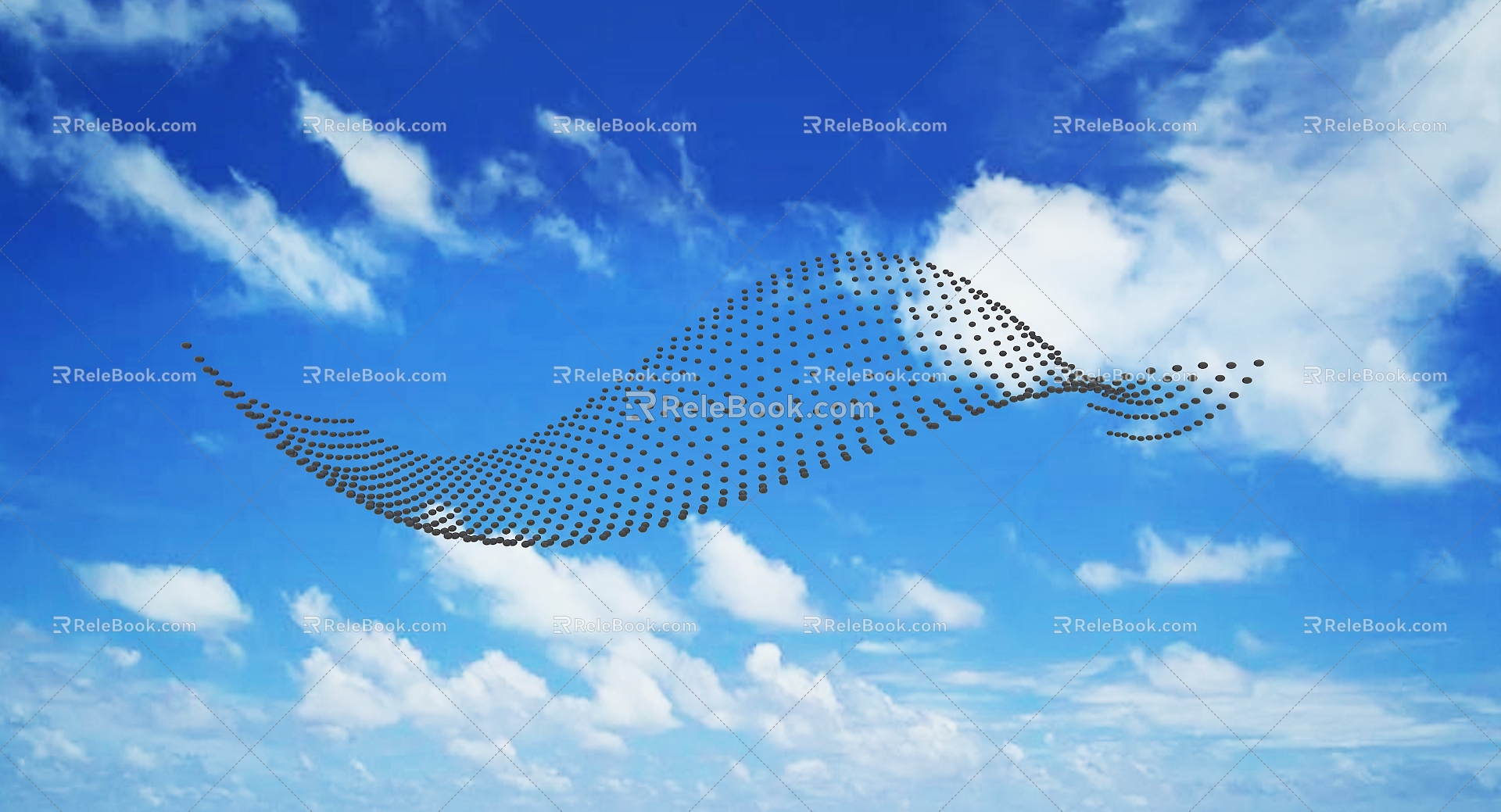 Display space Mobius ring modeling device 3d model