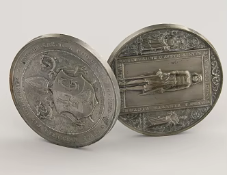 Gold Coins Ancient Coins Collectible Coins Currency Copper Coins Steel Arongs Cultural Relics Foreign Currency 3d model