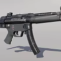 HKMP5 submachine gun 3d model