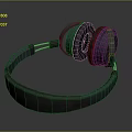 Modern Computer Over Ear Headphones With Comfortable Ear Cushions And Stylish Headband