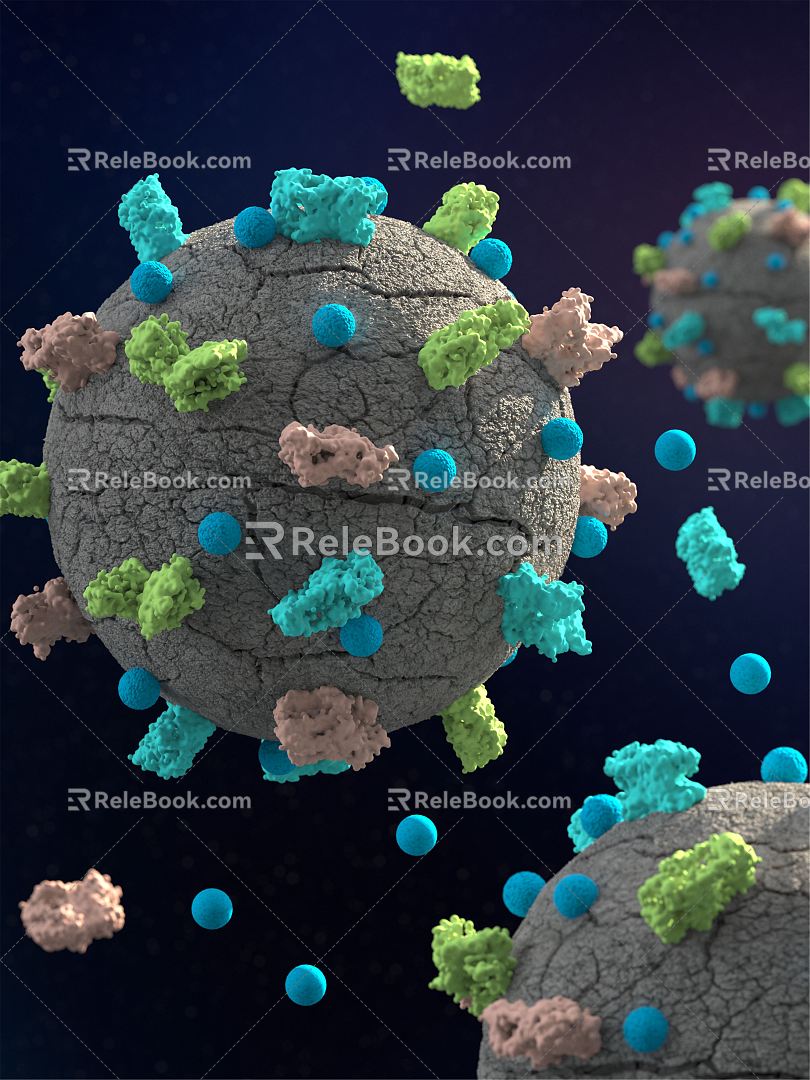 Modern Cell Protein Cell 3d model