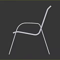 White Modern Durable Chair With Armrests Mesh Seat And Backrest Design