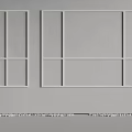 Idea windows minimalist windows window frame pebbles 3d model