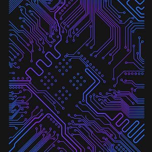 Circuit Diagram Technology Line 3d model