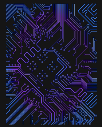 Circuit Diagram Technology Line 3d model