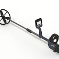 Professional Metal Detector With Large Search Coil Digital Display And Ergonomic Handle