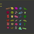 Fresh Colorful Vegetables Collection With Carrot Broccoli Tomato And More In 3D Render