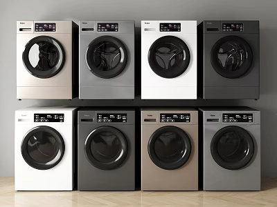 Washing machine drum washing machine dryer washing and drying machine 3d model