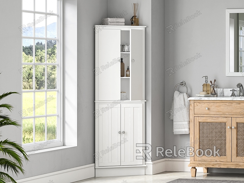 modern bathroom cabinet model