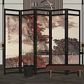 Screen partition 3d model