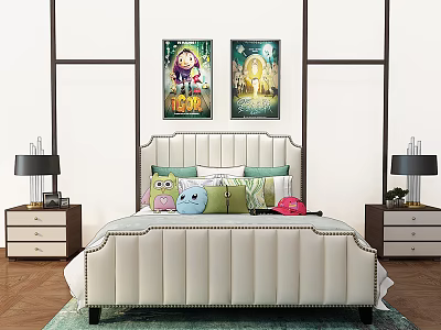 Children's bed 3d model