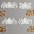 European-style carved 3d model