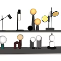 Light Luxury Table Lamp Table Lamp Combination Art Table Lamp 3d model