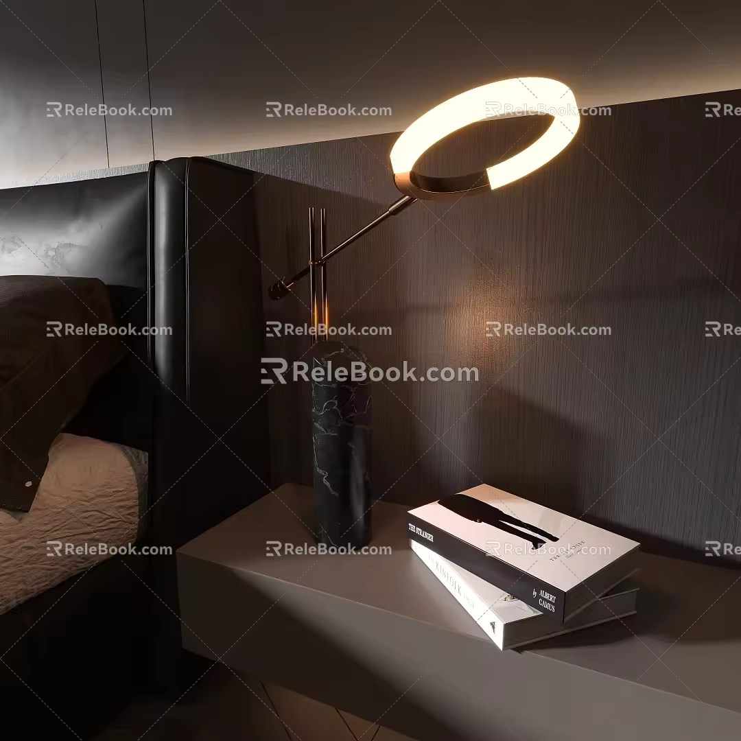 Table lamp decorative lamp minimalist table lamp bedside lamp atmosphere lamp 3d model