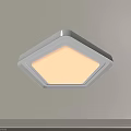 Modern Hexagonal White Ceiling Light With Soft Illumination For Home Interior 3d model