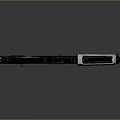 Modern Tactical Weapon Design Showcasing Black And White Color Ergonomic Grip Barrel And Magazine Features