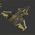 Modern Fighter Next Generation Aircraft 3d model