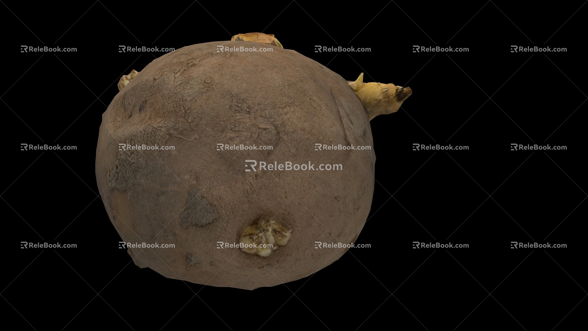 Modern potatoes 3d model