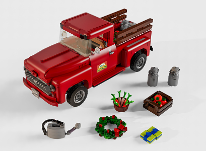 Lego toy car Modern toy car 3d model