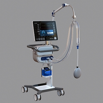 HamiltonC6 medical ventilator 3d model