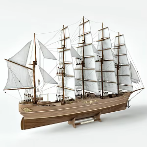 Sailboat 3d model
