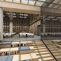 Library 3d model