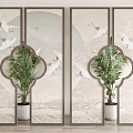 Screen partition Decorative screen partition 3d model