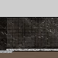 Modern Minimalist Wine Rack With Neat Small Compartments Dark Wall Background And Light Countertop Base
