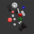 modern dice chess 3d model