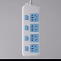 Modern Socket Bull Plug 3d model
