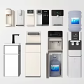 Various Modern Kitchen Appliances With Different Water Dispensers And Designs