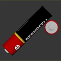 Berkacell Alkaline Battery Design With Red Black Color Standing And Lying