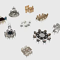 Dining Table Sets With Various Styles Different Designs and Matching Chairs