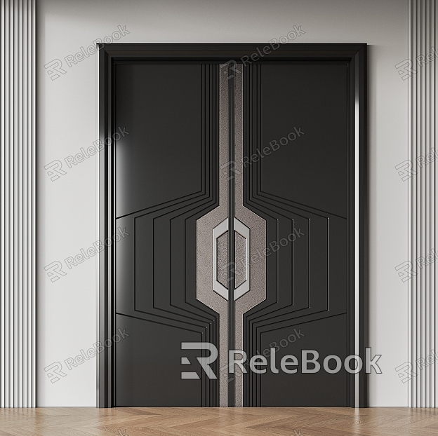 Home security door model