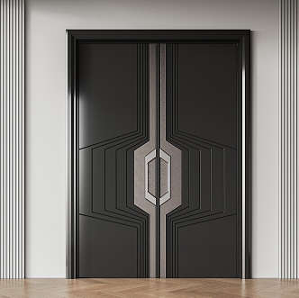 Home security door 3d model