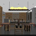 Elegant Beauty Salon Interior With Wooden Product Shelves Reception Desk And Green Plants