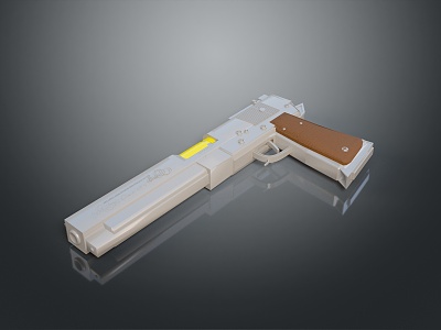 pistol semi-automatic pistol automatic pistol modern weapon hot weapon hot weapon gun military 3d model