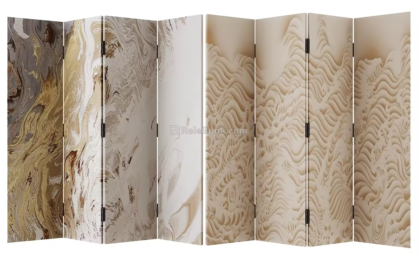 Middle Ancient Screen 3d model